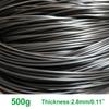 homeemoh Synthetic Rattan Weaving Material, 500g Round Plastic Rattan Wicker Repair Kit for Basket Making Chairs Table Repair, D 2.8MM view 2