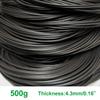 homeemoh Synthetic Rattan Weaving Material, 500g Round Plastic Rattan Wicker Repair Kit for Basket Making Chairs Table Repair, Diameter 4.3MM view 2