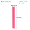 CoCud Acrylic Clay Roller, 9 Inch Length 1 Inch Dia., Acrylic Non-Stick Rolling Pin Roller Rose Red - (Applications: for Shaping Sculpting), 2-Pieces view 2