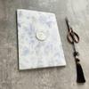Translucent Envelopes,Vellum Jackets, Blue flower Vellum Wrap suitable for a 5 x 7 Wedding Invitation (Size : 50pcs) view 2
