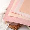 OqcEha Translucent Envelopes,Vellum Jackets, 10sheets A5 Pink Texture Hand Craft Creation Material Paper Craft Paper Card Paper view 4