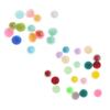 FOMIYES 1400pcs Mixed Abs Flat Bottom Half for Crafts for Mobile Phone Shells Jewelry and Home Decor Resin Accessories for Creative Projects view 2
