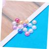 FOMIYES 1400pcs Mixed Abs Flat Bottom Half for Crafts for Mobile Phone Shells Jewelry and Home Decor Resin Accessories for Creative Projects view 3