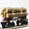 MTH Premier Norfolk Western Skeleton FLATCAR W/LOGS (32) view 1