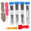 TEHAUX Punch Needle Kit for DIY Crafts Medium Thick Needles Fine Bottles Includes Finger Caps for Embroidery Felting Sewing Projects view 1