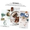TEHAUX Punch Needle Kit for DIY Crafts Medium Thick Needles Fine Bottles Includes Finger Caps for Embroidery Felting Sewing Projects view 3