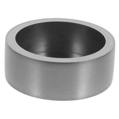 Lurrose 2pcs Graphite Ingot Mold for Melting Jewelry Metal Round Casting Mould High Purity Graphite Capacity