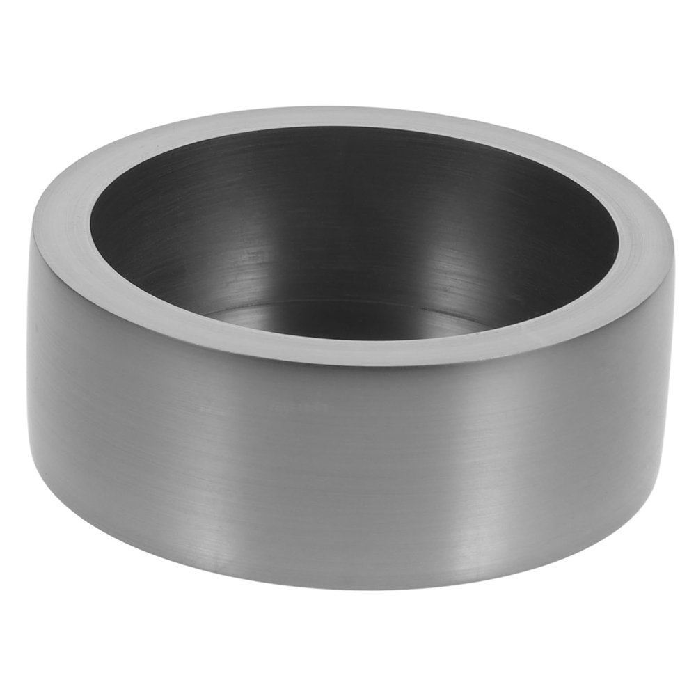 Lurrose 2pcs Graphite Ingot Mold for Melting Jewelry Metal Round Casting Mould High Purity Graphite Capacity