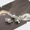 LIBERGA 20 Pcs Silver Buttons with Shank, Pearl Flower Decorative Button for Women Clothes Cardigans Coat Craft Projects, 22mm view 4