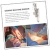 Tofficu Sewing Machine Binder Overlock Binder Double Fold Replacement Binding Tool Stainless Steel Hemming Device view 3
