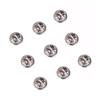 TEHAUX 200pcs Butterfly Clutch Pin Backs Replacement Silver for Lapel Pins and Craft Making Grip for Insignia and Tie Tacks view 3