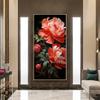 Large Peony Diamond Painting Kits for Adults,DIY 5D Diamond Art for Beginner Kits,Full Drill Gem Art Diamond Dots Crafts Diamond Painting Embroidery Cross Stitch Kits,for Home Decor 60x120cm/24x48in view 1
