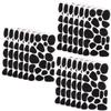 STOBOK 18sheets Cow Print Decor Wall Sticker Felt Stickers DIY Toys Handmade Materials for Boys and Girls view 1