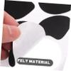 STOBOK 18sheets Cow Print Decor Wall Sticker Felt Stickers DIY Toys Handmade Materials for Boys and Girls view 4
