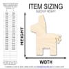 Unfinished Pinata Shape | DIY Craft Cutout | up to 46" DIY 14" / 1/4" view 2