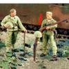 1/35 WWII American Soldier Resin Model Kit Unpainted and Unassembled Miniature Resin Model Parts (2 People) // E7D8a-4, Large, colourless, OLmKLmnk17 view 1