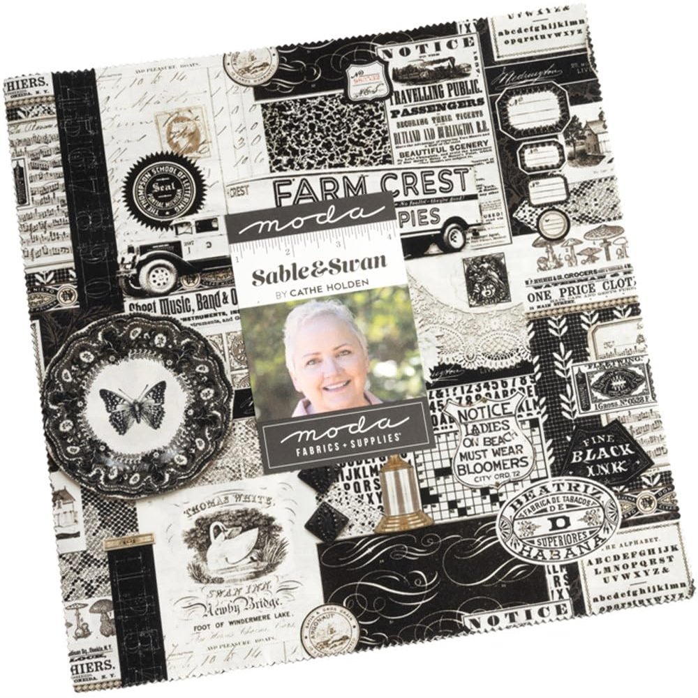 Moda Fabrics Sable & Swan Layer Cake by Cathe Holden 7440LC