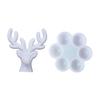 TEHAUX 2pcs Antler Jewelry Box Silicone Mold DIY Crystal Epoxy Egg Storage for Earrings Accessories Flexible Silicone Molds for Art Crafts and Display view 1