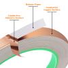 3 Pack Copper Foil Tape (1/2inch X 66 FT) Copper Tape for Stained Glass, Copper Foil with Conductive Adhesive for Guitar & EMI Shielding, Paper Circuits, Electrical Repairs, Soldering, Grounding view 3