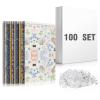 100pcs 7.5*10.5 Inch Storage Boards - Organizer Boards with Plastic Clips for Fabric, Comic Books & Magazines view 1