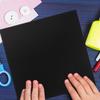 Cardstock Scrapbook Paper,100 Pack Cardstock 230gsm Thick Heavyweight Creative Card Making Supplies for Card Making Paper Crafting For Cricut Card Making Paper Crafting (11.4 x 11.4") (Black) view 4