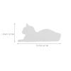LALAFINA Cat Template Ruler 5.7 Inch Acrylic Quilting Tool for DIY Sewing Craft Fabric Pattern Stencils for Tailors and Quilters view 3