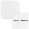 Cardstock Scrapbook Paper,100 Pack Cardstock 230gsm Thick Heavyweight Creative Card Making Supplies for Card Making Paper Crafting For Cricut Card Making Paper Crafting (11.4 x 11.4") (White) view 1