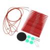 Vvikizy Interchangeable Circular Knitting Needles Set Interchangeable Knitting Needles Red Interchangeable Needles, 13 Size Interchangeable Crochet Knitting Needles view 4