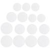 Plastic Canvas Mesh Sheets 5.79 Inch 30Pcs Round Plastic Needlepoint Canvas for DIY Cross Stitch Embroidery Quilting Craft Projects Coasters Bookmarks Wall Decor view 1