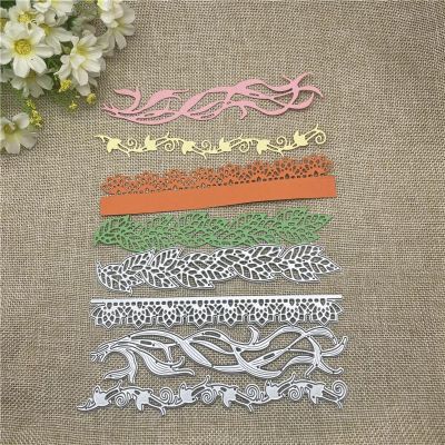 Dies Cut Stencils,10.9x15.8cm Lovely Borders Metal Cutting Dies Stencil for Card Embossing Photo Album Decoration