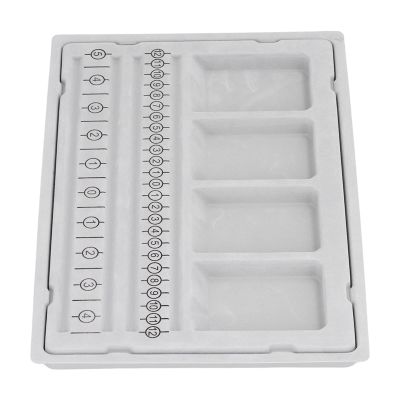 Bead Board Beaded Measuring Board 4 Straight Channels 4 Recessed Compartments Design Boards for Creating Bracelets, Necklaces and Other Jewelry
