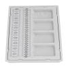 Bead Board Beaded Measuring Board 4 Straight Channels 4 Recessed Compartments Design Boards for Creating Bracelets, Necklaces and Other Jewelry view 1
