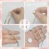 OHINGLT Necklace Extender Magnetic Clasps Chain Extenders for Necklaces,Gold and Silver Magnetic Necklace Clasps and Closures with Bracelet Extension view 4