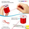 PATIKIL 0.7mm Stretchy Bracelet String Set, 26Ft Craft Elastic Bead Cord with 2 Pcs Beading Needles for Jewelry Making Necklace Bracelet Kit, Black view 4