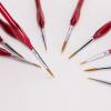10pcs Miniature Paint Brushes Set Detail Tip Brush Handle for Acrylic Oil Watercolor Art Painting (D As Shown) view 2