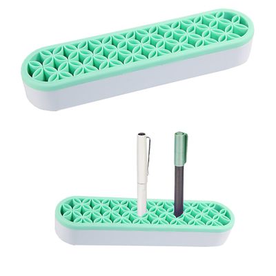 ARTopet Desktop Organizers Silicone Makeup Brush Holder Multipurpose Pen Holder Sewing Tool Storage Box for Brush, Art Supplies, Painting Brush and Craft