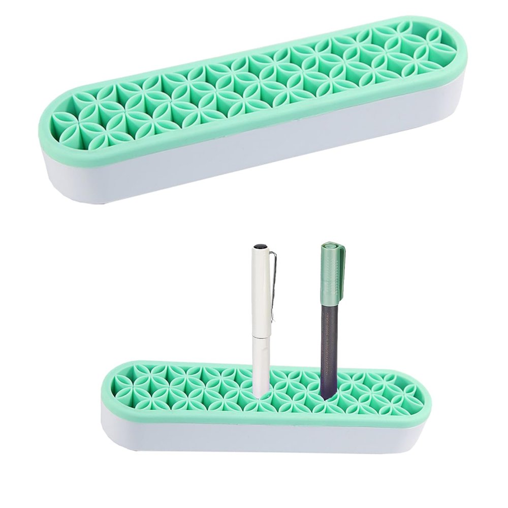 ARTopet Desktop Organizers Silicone Makeup Brush Holder Multipurpose Pen Holder Sewing Tool Storage Box for Brush, Art Supplies, Painting Brush and Craft