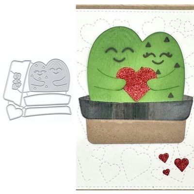 Lover Die Cuts for Card Making, Happy Valentines Day Metal Cutting Dies for Paper Scrapbooking, DIY Stencils for Album Party Wedding Festivals Decoration