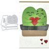 Lover Die Cuts for Card Making, Happy Valentines Day Metal Cutting Dies for Paper Scrapbooking, DIY Stencils for Album Party Wedding Festivals Decoration view 1