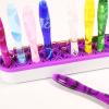 ARTopet Desktop Organizers Silicone Makeup Brush Holder Multipurpose Pen Holder Sewing Tool Storage Box for Brush, Art Supplies, Painting Brush and Craft view 4