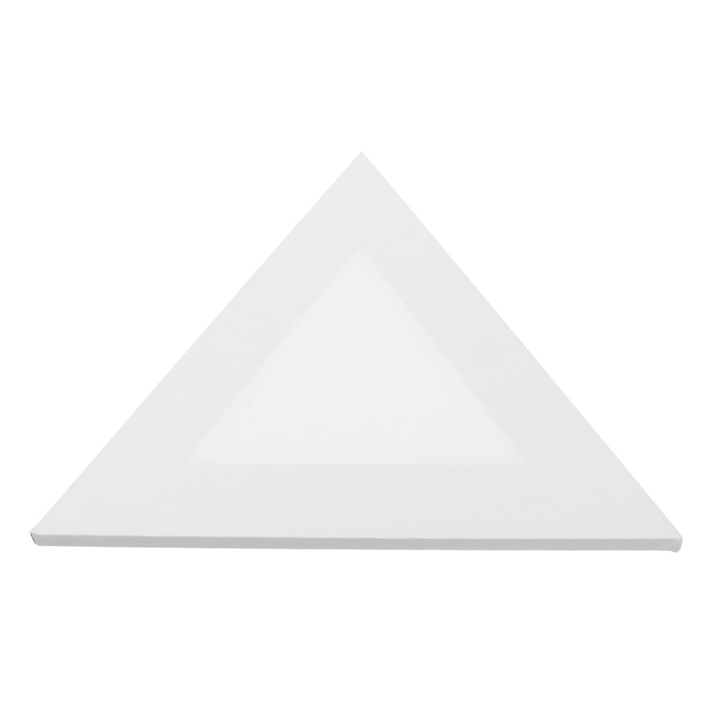 LALAFINA Canvas Panel Blank Triangle Oil Painting Board Stretched Painting Panel for Oil and Watercolor Art Canvas Material for Artists and Students