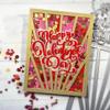 Geometric Background Plate Die Cuts for Card Making, Rectangle Metal Cutting Dies for Paper Scrapbooking, DIY Stencils for Album Party Wedding Festivals Decoration view 3