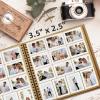Yopih 12x12 Inch DIY Scrapbook Photo Album, Hardcover Kraft Paper Acid-Free, 50 Sheets (100 Pages), Lay Flat & Cover Customizable Memory Book for Weddings Anniversaries Guest Book Baby Family Travel view 4