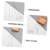Operitacx 2pcs Metal Loop Turner Hook Threader Sewing Thread Tool for Pants Drawstring Threader DIY Knitting Tools Thread Puller for Sewing view 3