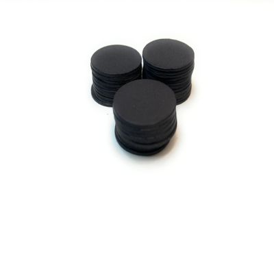 50 Black cardboard circle die cuts 3/4",1",1 1/4", 1 1/2", 1 3/4", 2 1/4", 2 1/2",3" (2")