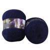ihreesy Mohair Crochet Wool Yarn,Soild Color Cashmere Yarn Warm Soft Hand Knitting Yarn Lightweight Crochet Yarn for DIY Scarf Sweater Shawl Hats,Navy Blue view 1