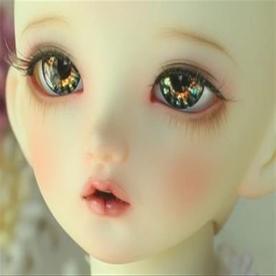New Cool 1 Pairs Fire Shinning Black Pupil 10MM/12MM/14MM/16MM/18MM BJD Press Eye Acrylic Eyeball for Dolls DIY Making Accessori Window Decoration Crafts Cute/132 (Color : Color 8, Size : 16mm)