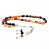 ALBASHAN Tasbih Natural agate muslim prayer beads ramadan gift muslim bracelet arabic accessories pendant (8mm x 12mm x 33beads) view 1