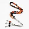 ALBASHAN Tasbih Natural agate muslim prayer beads ramadan gift muslim bracelet arabic accessories pendant (8mm x 12mm x 33beads) view 2