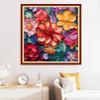 Disxvivy Cross Stitch Stamped Full Embroidery Kits DIY 11CT Cotton Thread Printed DIY Needlepoint Kits Craft Needlework Set Cross-Stitch Stamped Sets-Colorful Life Tree 18x18 inch view 2